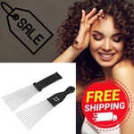 2 Pcs Afro Comb Metal African American Pick Hairdressing Styling Tool New. Price: $16.34.