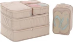 Jj Power Travel Packing Cubes, Set Of 6 Luggage Organizers With Shoe Bag - New!. Price: $9.90.