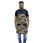 Barber Apron Unisex Hair Stylist King Midas Salon Grooming Smock Cape Bib New. Price: $53.17.