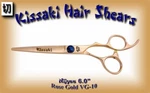 Kissaki Hair Scissors 6.0" Nijyuu Rose Gold VG-10 Super Steel Cobalt Shears New. Price: $309.99.