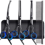 Gimars Dog Grooming Scissors Kit Professional 4CR Black 5 1 New. Price: $34.73.