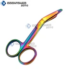 Heavy Duty German 1 Lister Bandage Nurse Scissors - 5.5" Titanium Color Rainbow New. Price: $7.35.