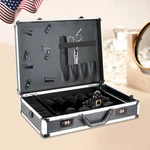 Barber Carrying Case Toolbox Hairdressing Scissor Storage 2 Password Buckle New. Price: $49.87.