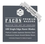 100 Fac Platinum Japanese Stainless Steel Single Edge Razor Blades For Profes New. Price: $22.53.