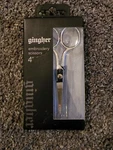 Gingher Embroidery Scissors, 4" New. Price: $29.99.