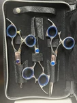 Sharkfin "right Handed Shears/professional Kit/ 3 Swivel & 2 Standard Shear/ New. Price: $1249.95.