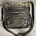 Montana West Crossbody Bag For Women Multi Pocket Shoulder Washed Leather Pre-owned. Price: $30.00.