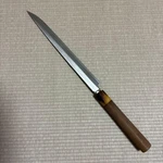 Aritsugu Yanagiba Japanese Kitchen Knife Kasumi 300MM White Steel Sharpened Used. Price: $160.00.