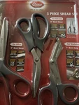 Clauss 3 Pc. Shear Set For Office,kitchen,workshop Titanium Bonded Lt Warranty New. Price: $32.50.