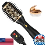 Yucafy 4-IN-1 Hot Air Brush With Oval Barrel Salon-grade Styling Tool For All New. Price: $93.08.