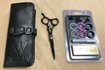 Washi Scissor Professional Diamond Ice In Size 5.5- Opened Box Used. Price: $129.00.