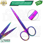 Multi Titanium Rainbow Iris Scissors 4.5" Straight Surgical Instruments German New. Price: $9.90.