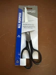 Westcott Straight Contract Scissors Shears 8" Long Stainless Steel Black #10572 New. Price: $6.99.