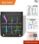 Travel-friendly 3-PIECE Scissors Set: Durable Stainless Steel With Unique Colors New. Price: $21.99.