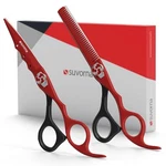 Suvorna 6.5" Hair Scissors Professional With Thinning Shears For Cutting... New. Price: $97.18.