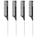 4 Pcs Combs Parting Teasing Count (pack Of 1), Black New. Price: $7.28.