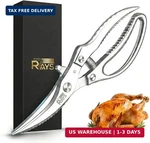 Heavy Duty Poultry Shears - Professional Stainless Steel Kitchen Scissors For New. Price: $30.48.