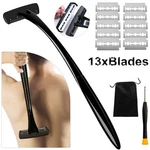 Long Handle Men Back Razor Shaver Groomer Full Body Hair Removal Trimmer Wet&dry New. Price: $14.44.
