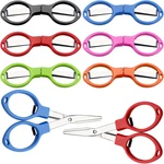 Tatuo 6 Pieces Stainless Steel Scissors Anti-rust Folding Black,blue,green New. Price: $15.99.