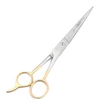 Barber Hair Dressing Scissors Shears Ice Tempered 7 1/2'' Gold Hanlde Salon Spa New. Price: $7.70.