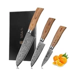 Wakoli Kitchen Knife Set, 3 Pieces Professional Chef Made From 67 L... New. Price: $192.50.