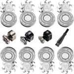 Solasky Double-ring 8PCS Replacement Razor Blades For Skull Shaver Pitbull New. Price: $31.99.