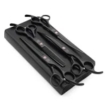 Moontay Professional 7.0 Dog Grooming Scissors Set 4-PIECES Straight Upward New. Price: $56.77.