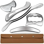 Professional Muscle Scraper Stainless Steel Gua Sha Massage Tool Set, 5-PIECE... New. Price: $68.44.