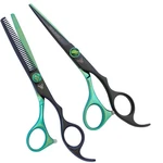 Washi Chameleon Solid Black 30T-THINNER 5.5" Steel Shears Set New. Price: $399.00.