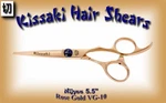 Kissaki Hair Scissors 5.5" Nijyuu Rose Gold VG-10 Super Steel Cobalt Shears New. Price: $309.99.